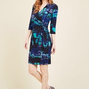 ModCloth lightweight 3/4 sleeve mini dress